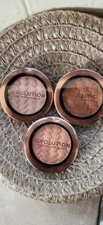 Lot de 3 highlighter, Comme neuf, Tout le visage, Enlèvement ou Envoi, Maquillage