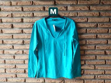 (182)- blouse femme t.M bleu vert - neuf - zara - beschikbaar voor biedingen