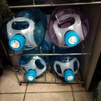 Rek waterflessen, Enlèvement