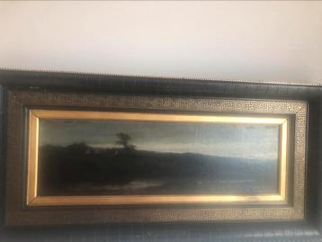 WÜST Alexander (1837-1876) paysage au lever du soleil
