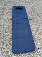 Donkerblauwe matrassen Summerline voor ligbedden in de tuin, Autres matériaux, Enlèvement, Utilisé