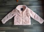 Pelsjasje roze en/of jas met fleece voering blauw, mt 140, Kinderen en Baby's, Jongen of Meisje, H&M, Ophalen of Verzenden, Zo goed als nieuw