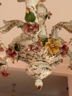 Vintage Capodimonte luster Porselein met goudemail, rijkelij, Antiek en Kunst, Antiek | Porselein, Ophalen