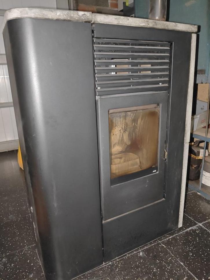 Pelletkachel, Huis en Inrichting, Kachels, Gebruikt, Vrijstaand, Pelletkachel, Overige brandstoffen, Ophalen