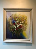 Lentebloemstuk (olieverf op doek), Antiek en Kunst, Ophalen