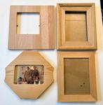 Lot de 4 cadres en bois, Enlèvement ou Envoi, Comme neuf, Bois