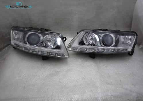 Audi A6 C6 facelift Bi Xenon koplamp koplampen links rechts, Auto-onderdelen, Verlichting, Gebruikt, Ophalen