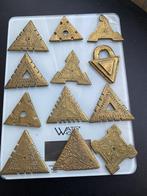 12 Ashanti-goudgewichten 1810 serie 19, Ophalen of Verzenden