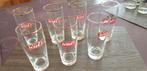 Set van 7 Wiel's bierglazen, Huis en Inrichting, Keuken | Servies, Ophalen, Glas of Glazen, Gebruikt, Glas
