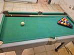 kleine Pool tafel met keu en ballen, Ophalen, Gebruikt