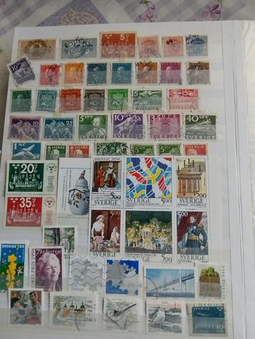 Grote verzameling postzegels Zweden  beschikbaar voor biedingen