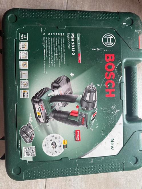 Bosch PSR 18 LI2, Doe-het-zelf en Bouw, Gereedschap | Boormachines, Zo goed als nieuw, Ophalen