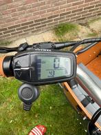 Babboe Curve Mountain houten bakfiets — 500Wh, 4 kinderen of meer, Elektrisch, Zo goed als nieuw, Ophalen