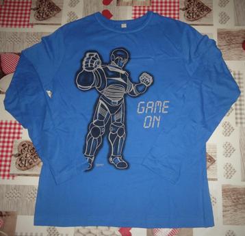 164 T-shirt à manches longues bleu Esprit Game On comme neuf