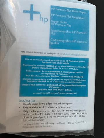 HP fotopapier 15x10 voor inkjet printer 