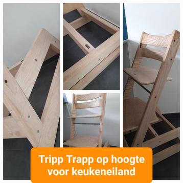 Unieke Tripp Trapp mét verhoger op maat, cf. BoosterMe) beschikbaar voor biedingen