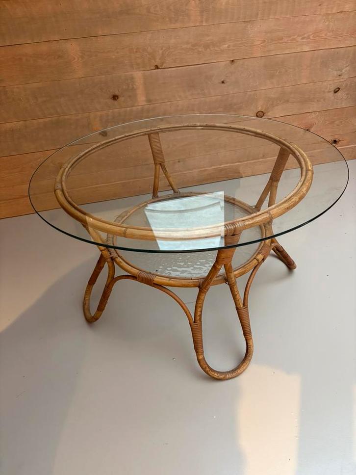 Rohe salontafel vintage, Antiquités & Art, Antiquités | Meubles | Tables, Enlèvement