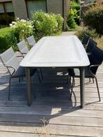 Tuinset - 2 tafels - 8 stoelen - 3 loungestoelen, Tuin en Terras, Tuintafels, Ophalen, Zo goed als nieuw