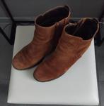 Roestbruine enkellaarsjes,nubuck,met rits,Gabor;maat:40., Kleding | Dames, Bruin, Lage of Enkellaarzen, Gabor, Ophalen of Verzenden