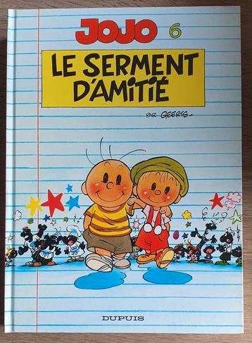 Bd Jojo n6  Le serment d'amitié, Livres, BD