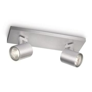 Philips rail 2 spots orientables acier inoxydable beschikbaar voor biedingen