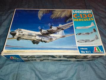 Nieuw Italeri Lockheed C-130 Hercules-vliegtuigmodel te koop beschikbaar voor biedingen