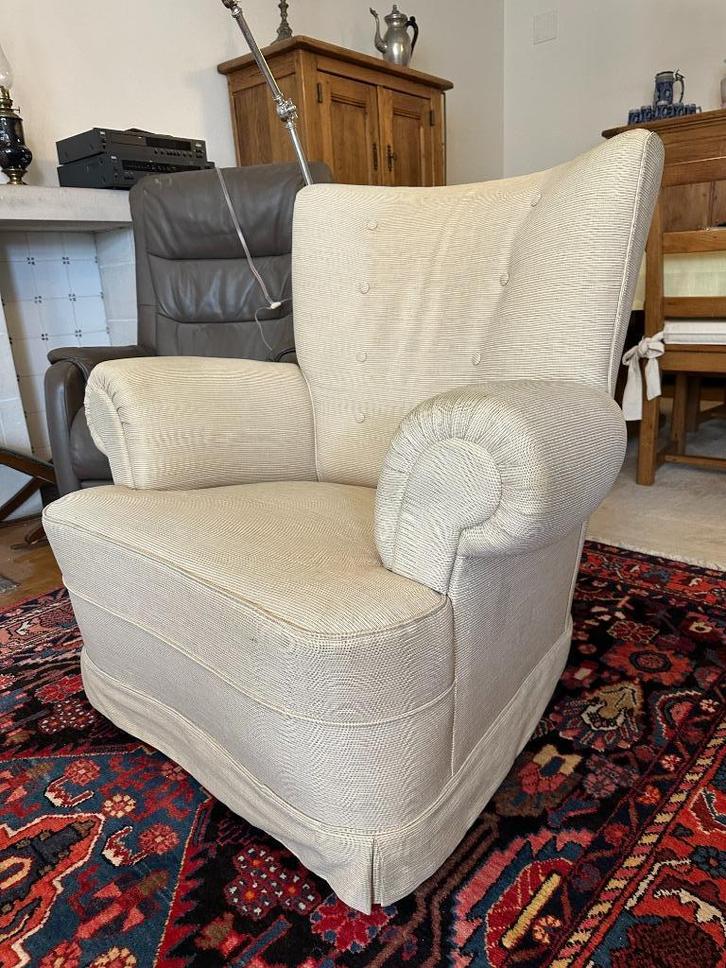 Set van 2 vintage fauteuils. ALLES MOET WEG!, Antiek en Kunst, Antiek | Meubels | Stoelen en Sofa's, Ophalen