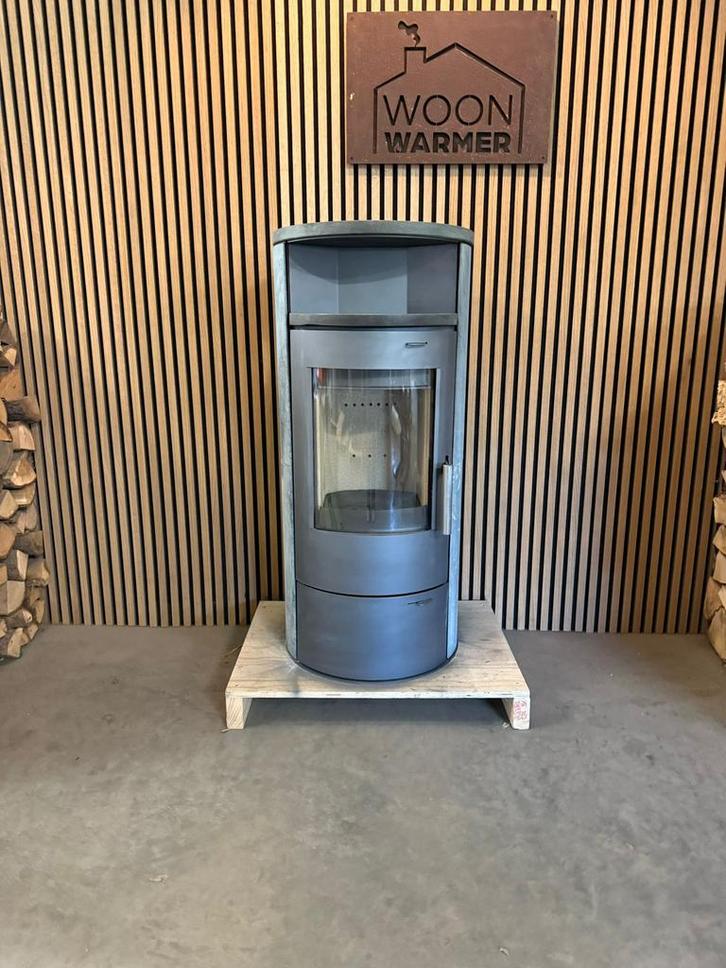 25216 Speksteenkachel 7kw, Huis en Inrichting, Kachels, Gebruikt, Vrijstaand, Houtkachel, Hout, Ophalen