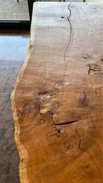 Boomstam tafel uit massief eik 280x90cm, Huis en Inrichting, Tafels | Eettafels, Ophalen, Eikenhout, 200 cm of meer, 50 tot 100 cm