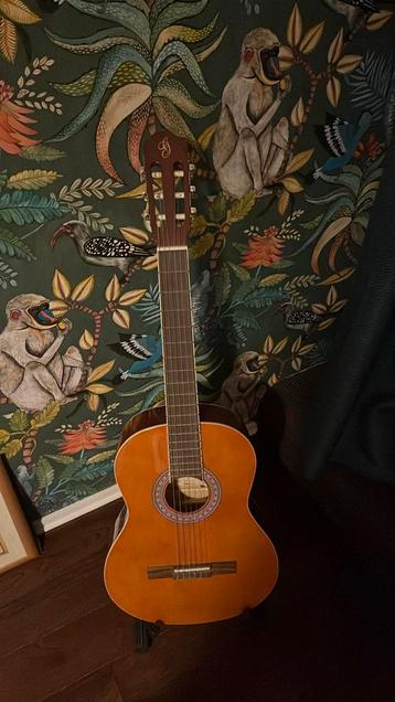 Guitare avec pied et housse, Musique & Instruments, Enlèvement, Comme neuf