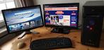 Window 11 PC met 2 monitoren, Computers en Software, Ophalen, Gebruikt, HDD, 2 tot 3 Ghz