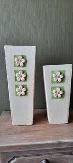 2 decoratie vazen in perfecte staat, Ophalen of Verzenden, Zo goed als nieuw, Aardewerk of Porselein