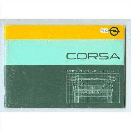 Opel Corsa A Instructieboekje 1986 #2 Nederlands, Autos : Divers, Modes d'emploi & Notices d'utilisation, Enlèvement ou Envoi