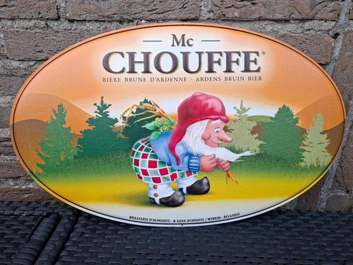reclamebord McChouffe (oude versie), Verzamelen, Biermerken, Nieuw, Reclamebord, Plaat of Schild, Overige merken, Ophalen of Verzenden