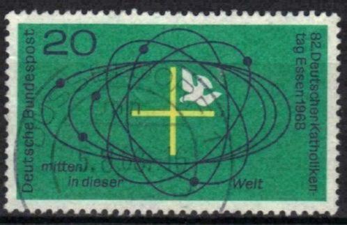 Duitsland Bundespost 1968 - Yvert 433 - Katholieke Dag (ST), Postzegels en Munten, Postzegels | Europa | Duitsland, Gestempeld