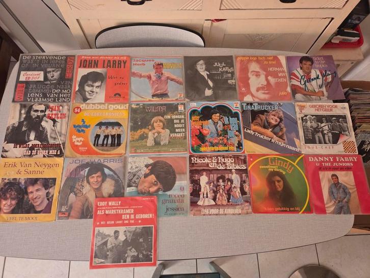 19 x vlaams varia, pakketprijs mogelijk., Cd's en Dvd's, Vinyl Singles, Zo goed als nieuw, Single, Nederlandstalig, Ophalen of Verzenden