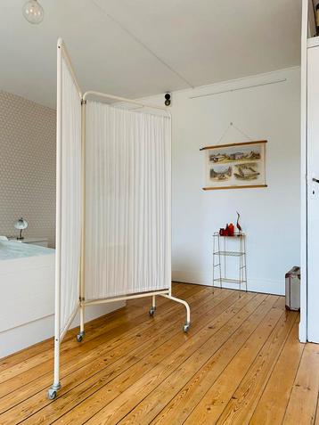 Vintage paravent kamerscherm room divider beschikbaar voor biedingen