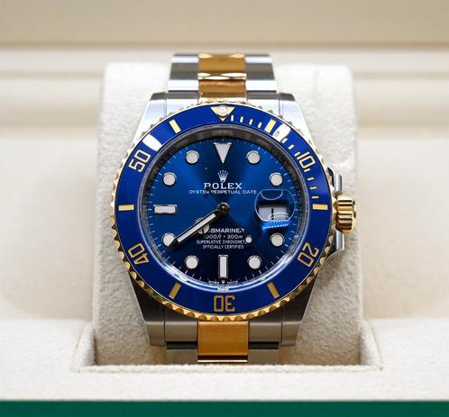 Rolex Submariner 126613LB volledige set in nieuwstaat!!, Handtassen en Accessoires, Horloges | Heren, Nieuw, Polshorloge, Rolex