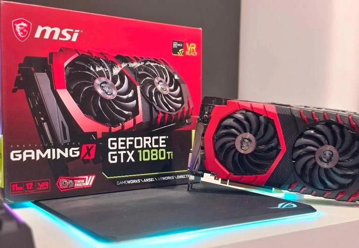 GTX 1080 Ti MSI Gaming X, Computers en Software, Videokaarten, Zo goed als nieuw, Nvidia, PCI-Express 3.0, GDDR5, HDMI, DisplayPort