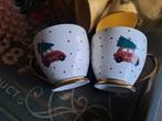 2 grote kerst mokken ., Ophalen of Verzenden, Zo goed als nieuw