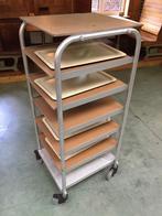 Horeca stapel kar plateau aluminium met zwenkwielen, Zakelijke goederen, Ophalen