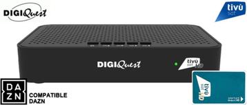 Récepteur Tivùsat Digiquest Classic Q10 Easy HD et carte