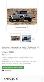 Jeep Gladiator conversion cabriolet Mopar, Enlèvement