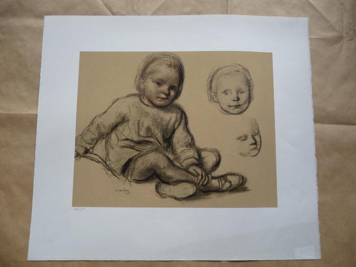 ALBERT VAN DIJK - MOOIE LITHO - GENUMMERD, Antiek en Kunst, Kunst | Litho's en Zeefdrukken, Ophalen of Verzenden