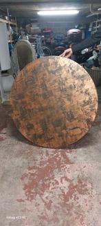 Table en cuivre âgé 130 ans, Comme neuf, Autres matériaux, Rond, Enlèvement