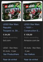 star wars lego oude collectie, Ophalen of Verzenden, Nieuw, Vanaf 3 jaar