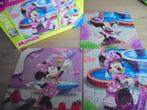 kinder complete minnie mouse puzzel 3 in 1, Ophalen of Verzenden, 10 tot 50 stukjes, Gebruikt, 2 tot 4 jaar