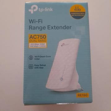 Wifi - range Extender - versterker - TP Link - AC750 Dual B