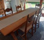 EETTAFEL EIK MASSIEF, Huis en Inrichting, Tafels | Eettafels, Ophalen, Gebruikt, Eikenhout