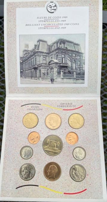 Belgique : Année 1989 FR + VL dans son blister d'origine - U, Envoi, Série